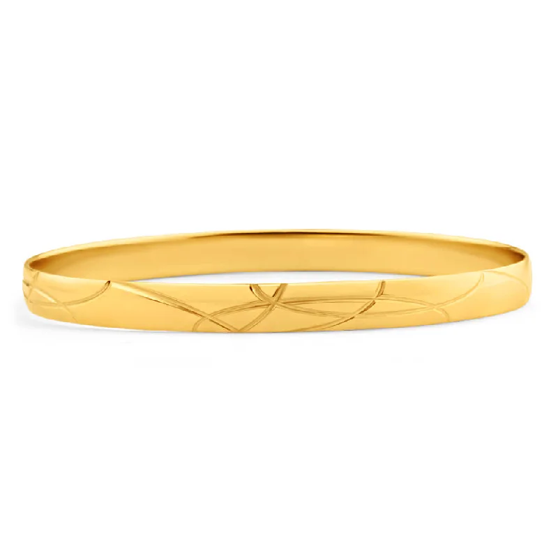 Women’s bangles set-9ct Yellow Gold Delightful Bangle