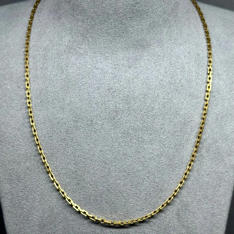 Women’s gemstone bar necklaces-Dalia - 18KT Yellow Gold Vintage Chain