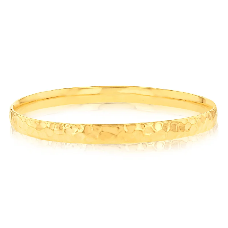 Women’s multi-color bangles-9ct Yellow Gold Silverfilled 65mm Bangle