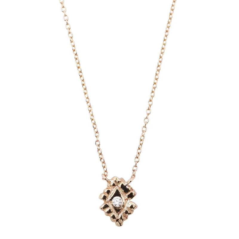 Women’s vintage necklaces-Diamond Light Necklace