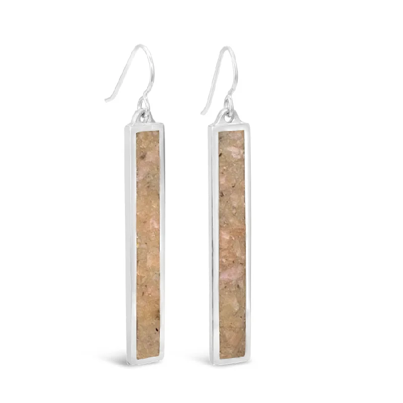 Women’s elegant earrings-Dune Bar Earrings