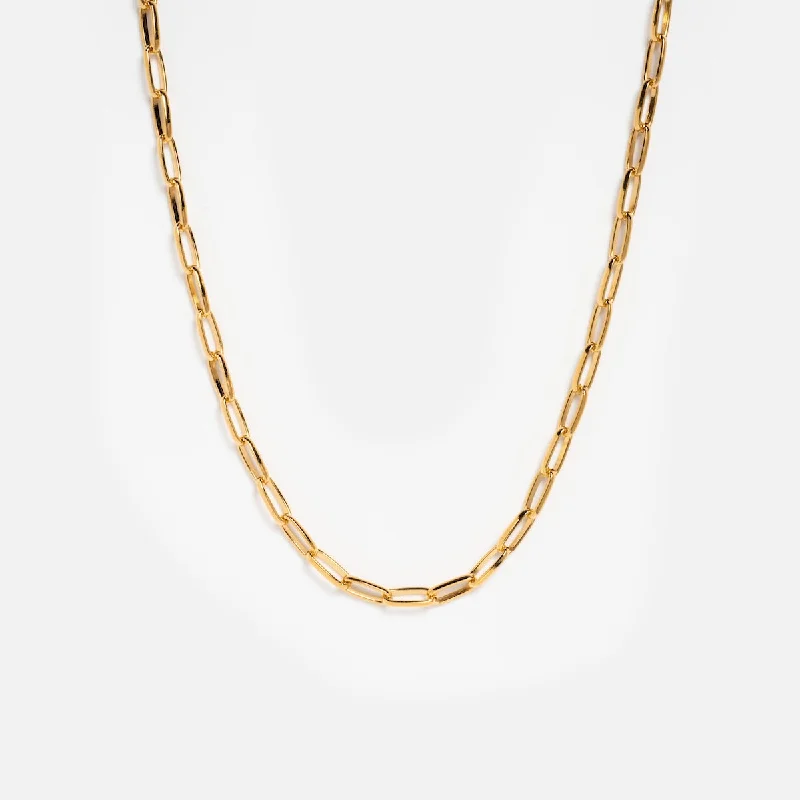 Women’s diamond stud necklaces-Gabore Chain Necklace