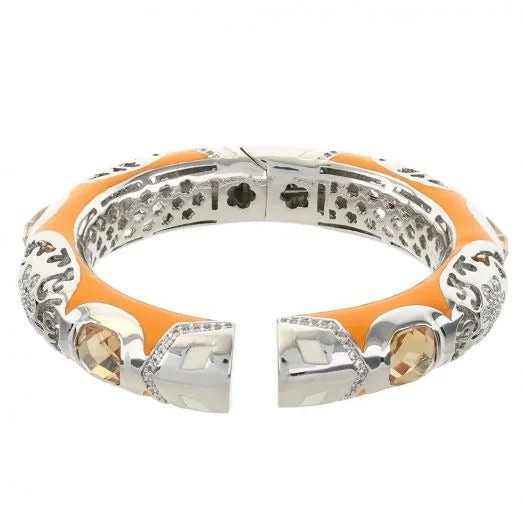 Women’s handmade bracelets-Lauren G Adams ALLURE BANGLE