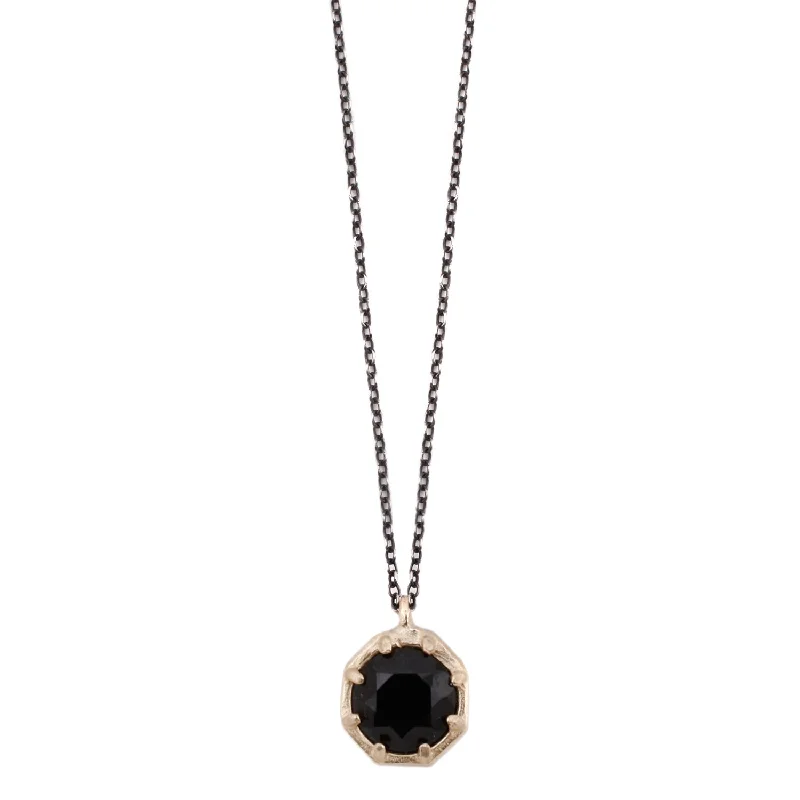 Diamond necklaces for women-Spinel Octagon Necklace