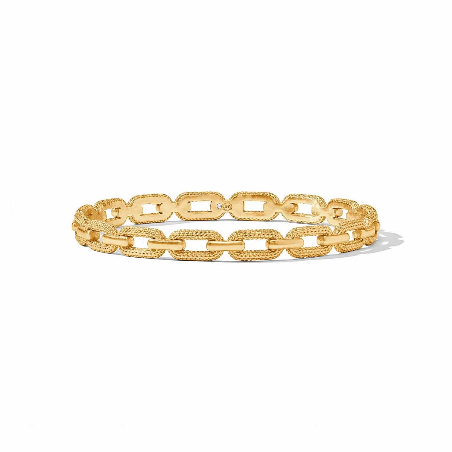 Women’s gemstone chain bracelets-Cheval Paperclip Bangle