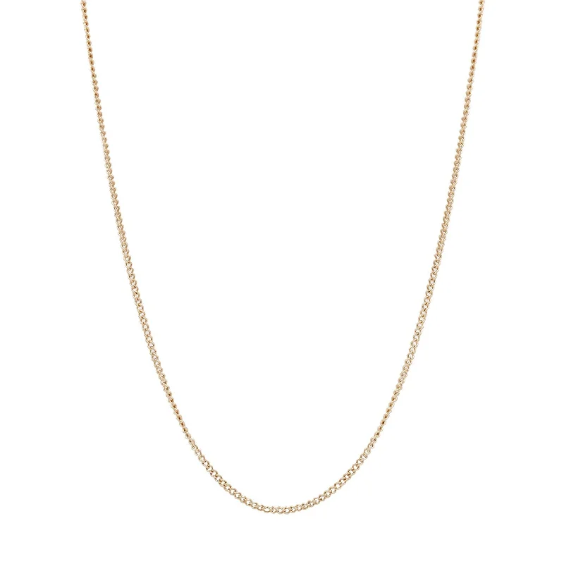 Women’s birthstone necklace sets-Curb Chain