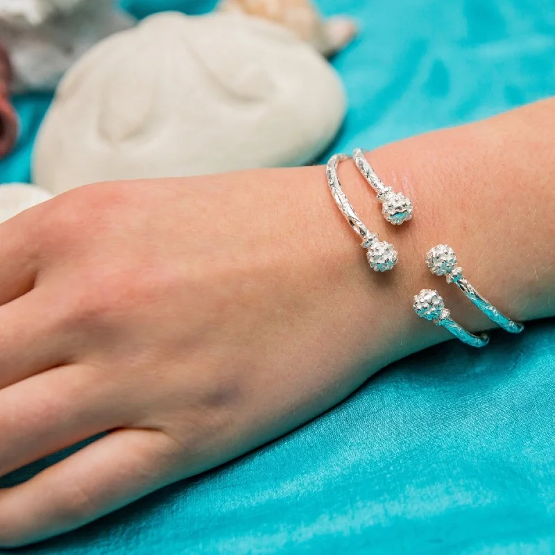 Women’s personalized bracelets-Light Bangle with Sugar Apple