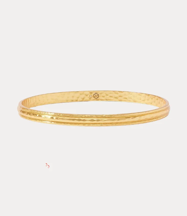 Women’s infinity bracelets-Julie Vos Madison Gold Bangle