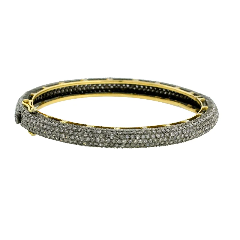 Women’s ethnic bracelets-Perfect Pave Bangle