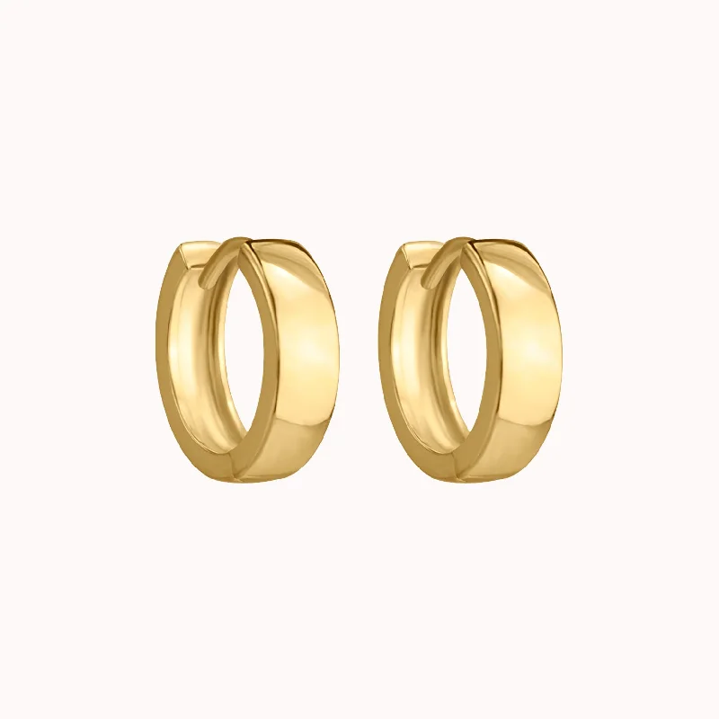 Women’s vintage gold earrings-Taylor Hoop Earrings