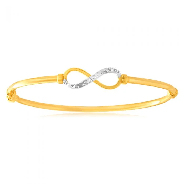 Women’s delicate bangles-9ct Gold Bangle