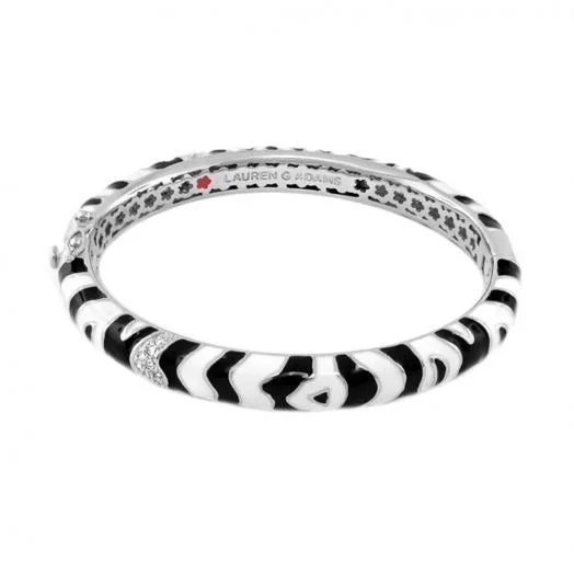 Women’s vintage silver bracelets-Lauren G Adams ANIMAL PARADISE BANGLE