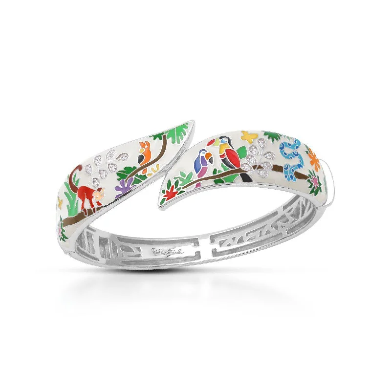 Women’s minimalist bracelets-Tropical Rainforest Bangle