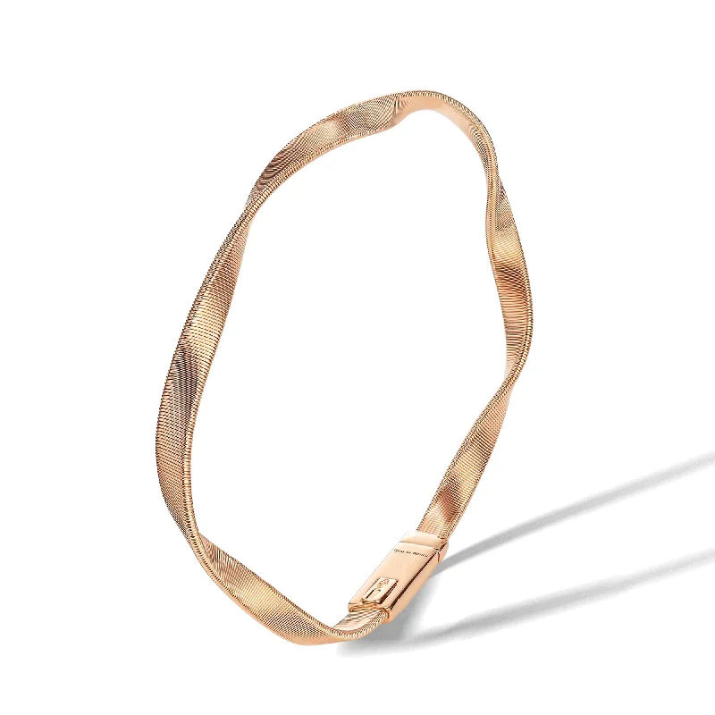 Women’s multi-color bangles-Marrakech Supreme 18ct Rose Gold Bangle