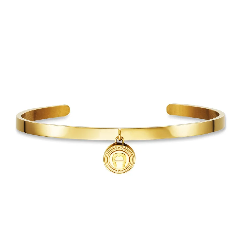 Women’s leather bangle bracelets-Women Aigner Bangle