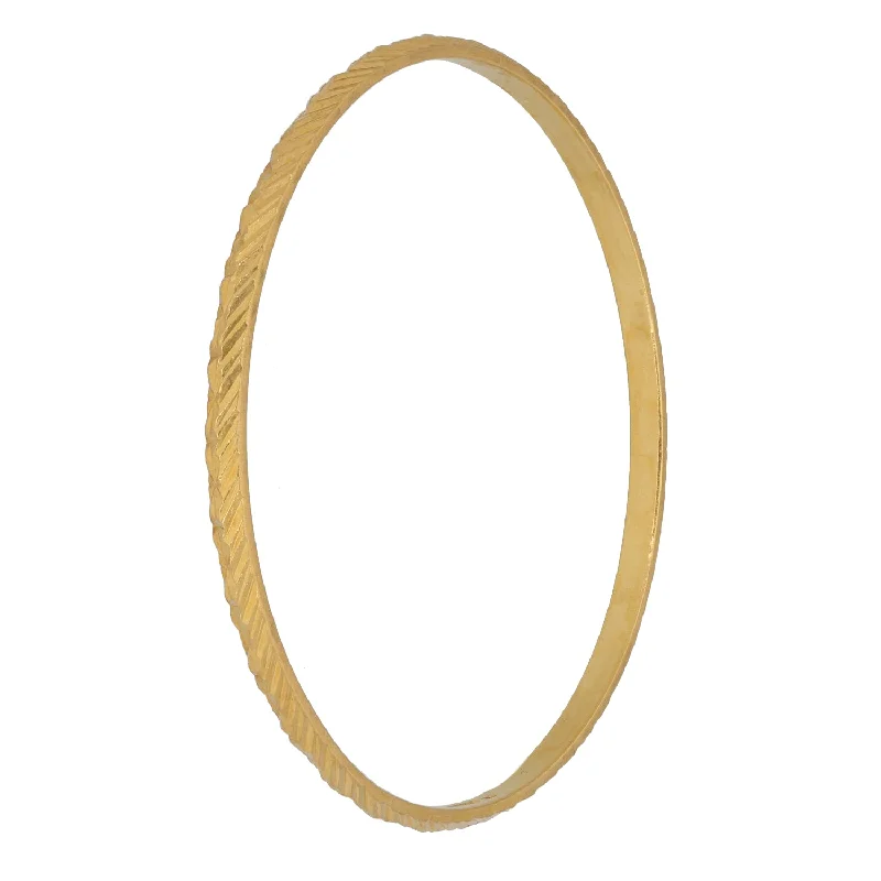 Women’s designer bracelets-22ct Gold Alternative Bangle