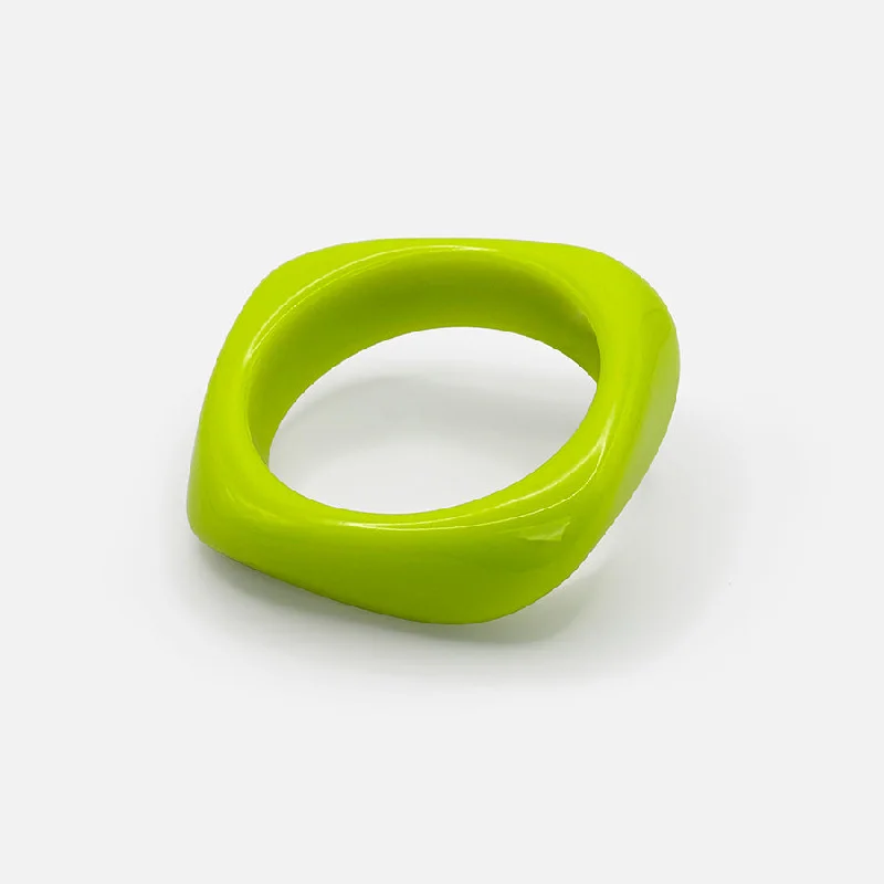 Women’s bangles set-ACRYLIC BANGLE - LIME