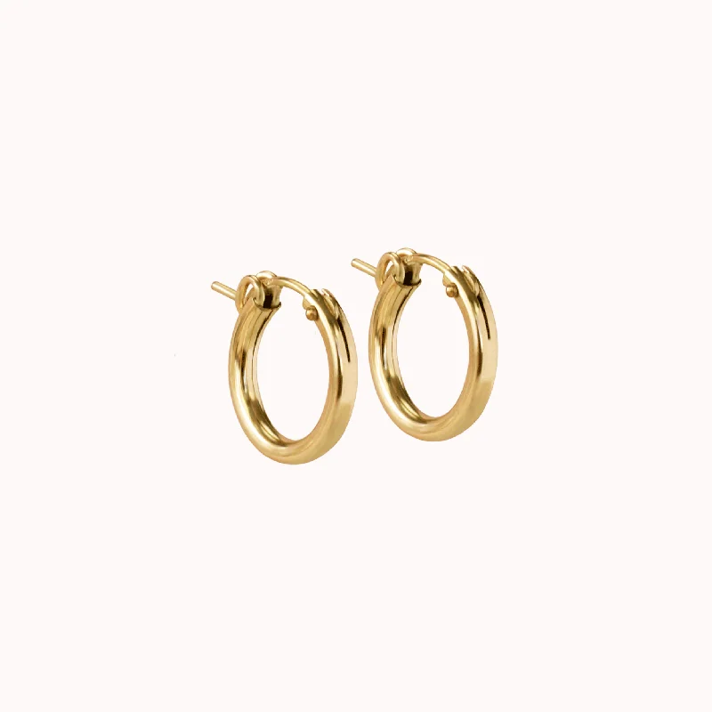 Women’s diamond stud earrings-Jane Hoop Earrings