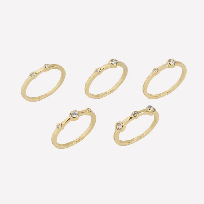 Women’s stylish rings-Diana Bezel Rings