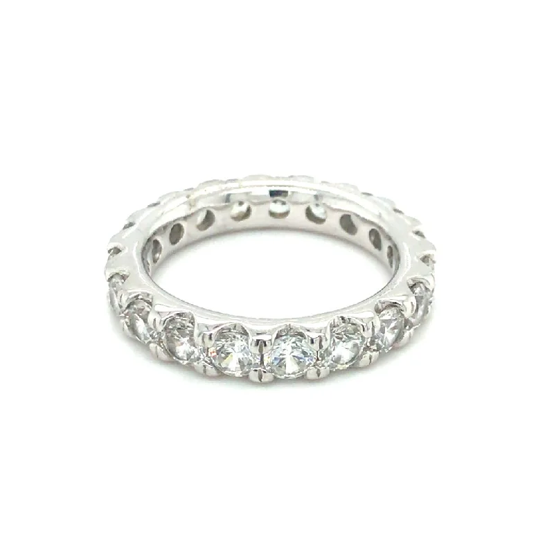 Women’s pave engagement rings-Simulated Diamond Ring Sz7