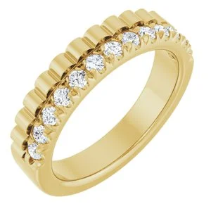 Women’s infinity engagement rings-14K Yellow 1/3 CTW Lab-Grown Diamond Anniversary Band