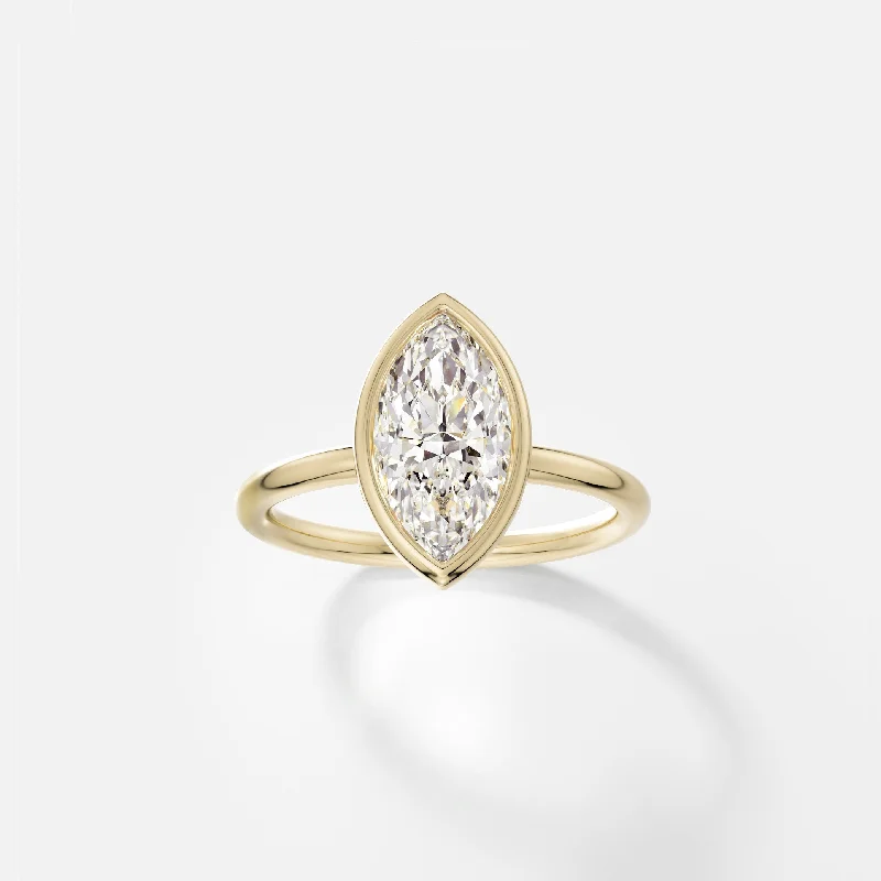 Women’s unique engagement rings-Arti Ring with 2.03ct Natural Diamond in Gold