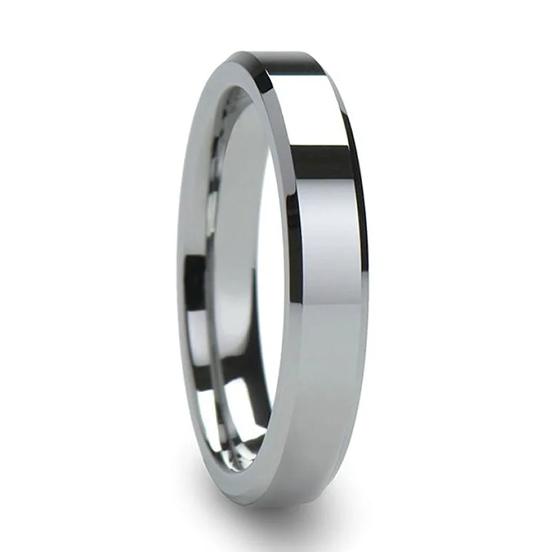 Women’s twisted rings-Classic Tungsten Women's Wedding Band